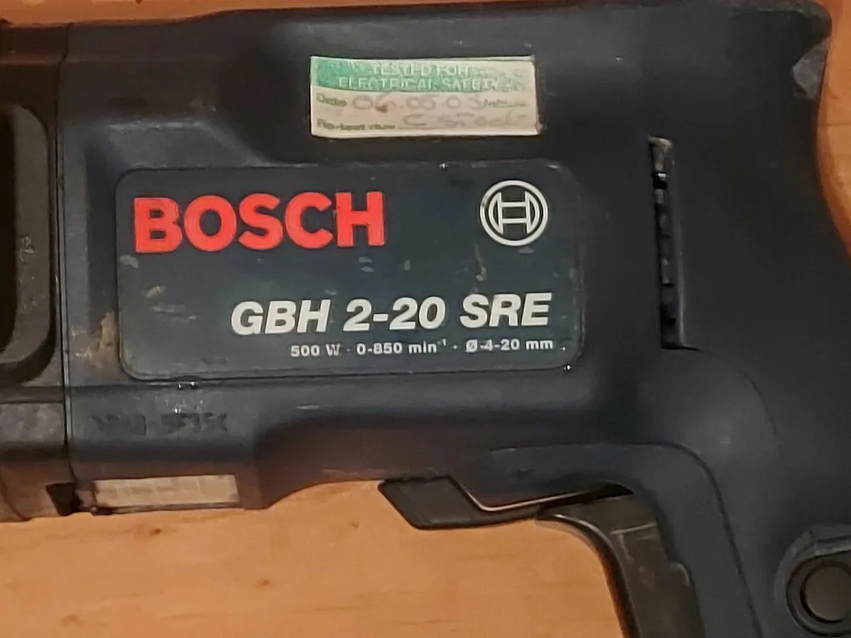 Bosch GBH 2 20 SRE 110v Rotary Hammer Drill Cased - Image 3
