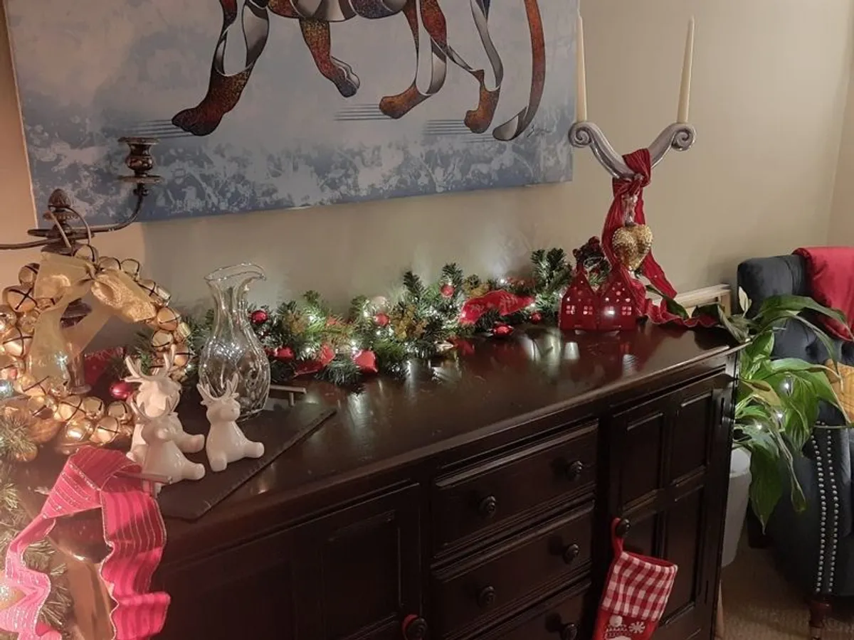 solid wood sideboard - Image 1