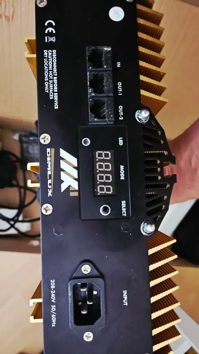 DimLux Expert Mk2 Series 1000W 400V  Grow Light with 1200w boost - Image 4