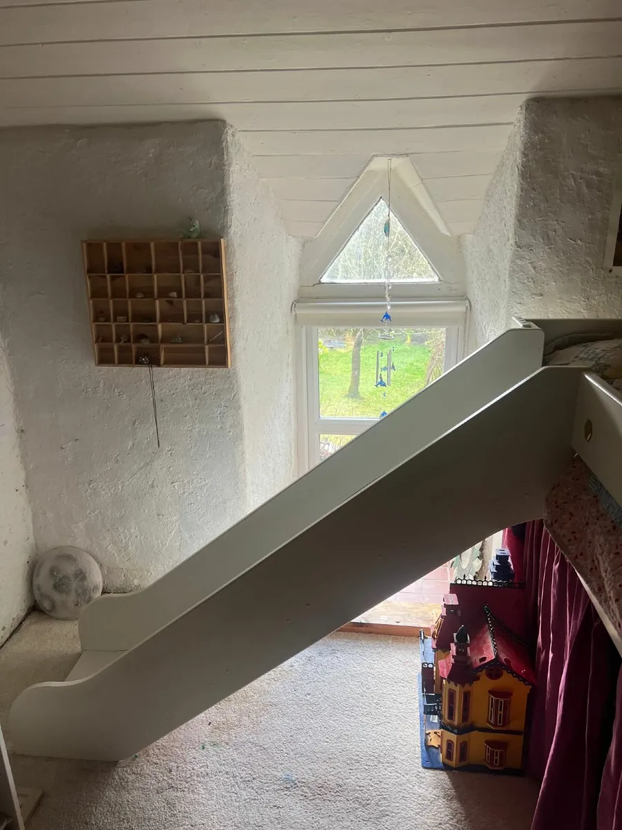 Kids Mid Sleeper Bunk Bed with Slide - Image 2