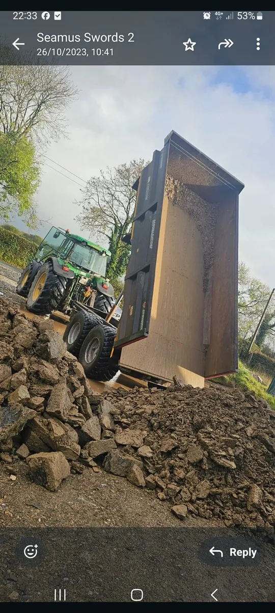 Lowloader and dumptrailer hire - Image 1