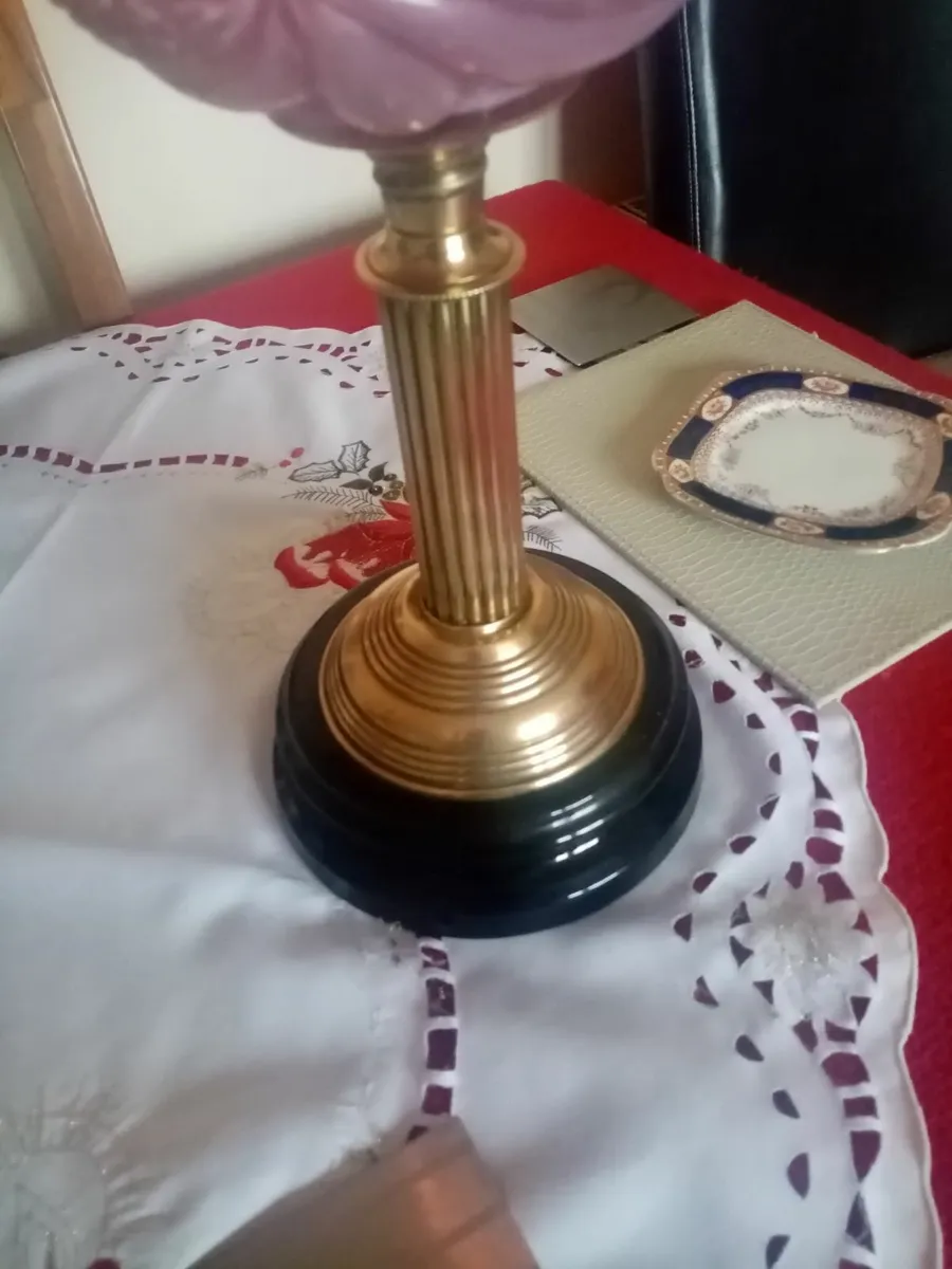 Victorian Oil Lamp - Image 2