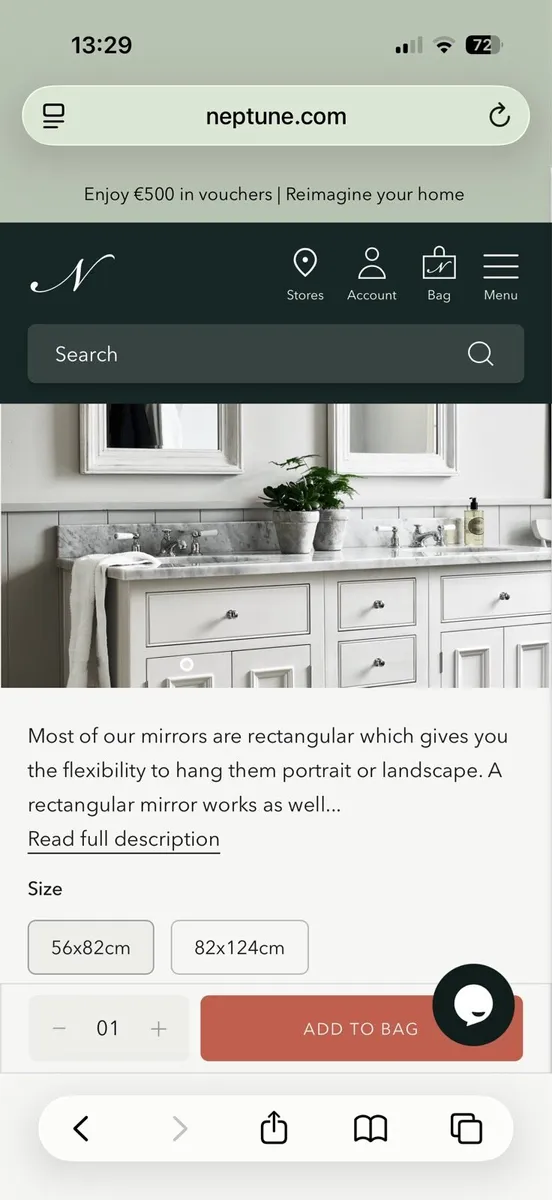 Stunning Neptune Mirror - Brand New - Image 4