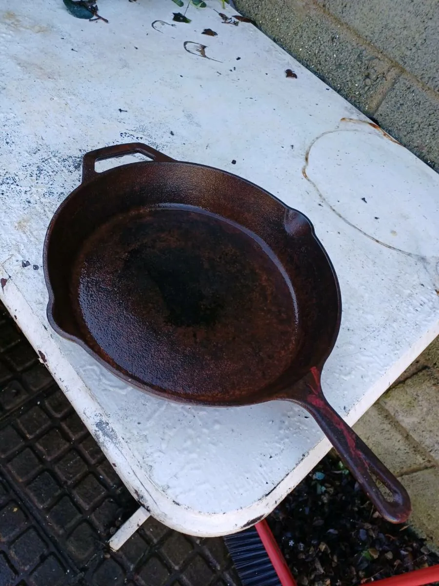 Antique Cast-iron Pan - Image 1