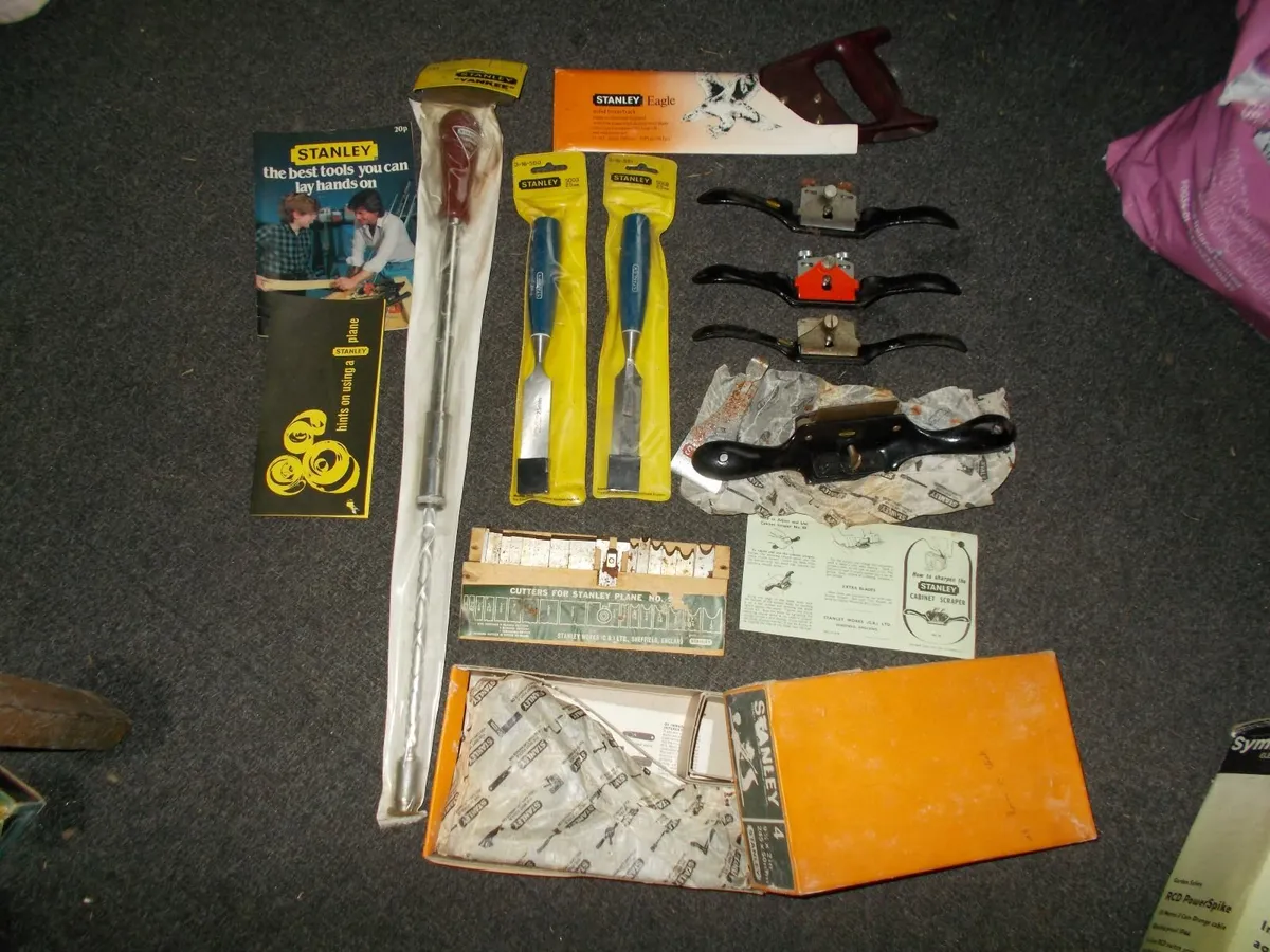 Lot of vintage Stanley tools - Image 1