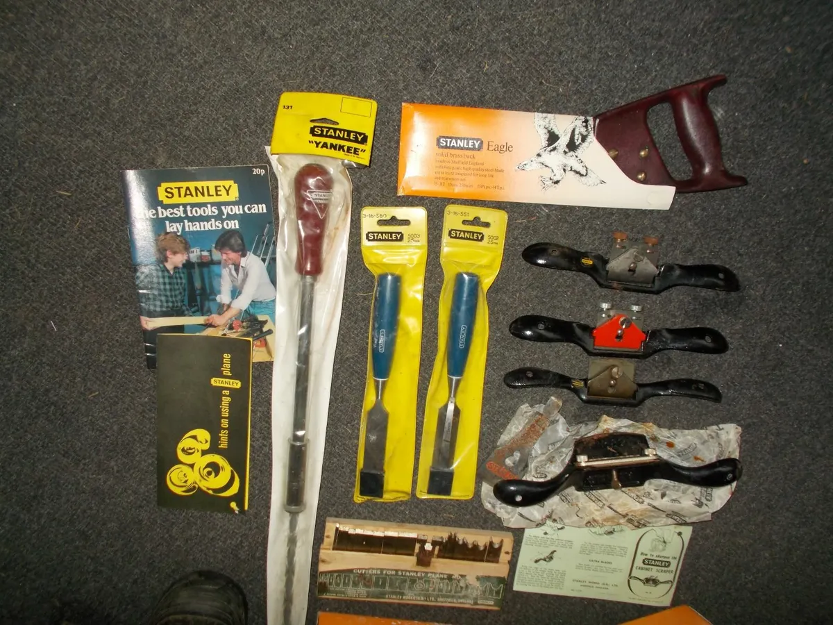 Lot of vintage Stanley tools - Image 2