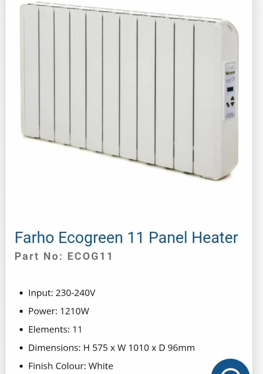 Farho ecogreen heater 11bar - Image 3