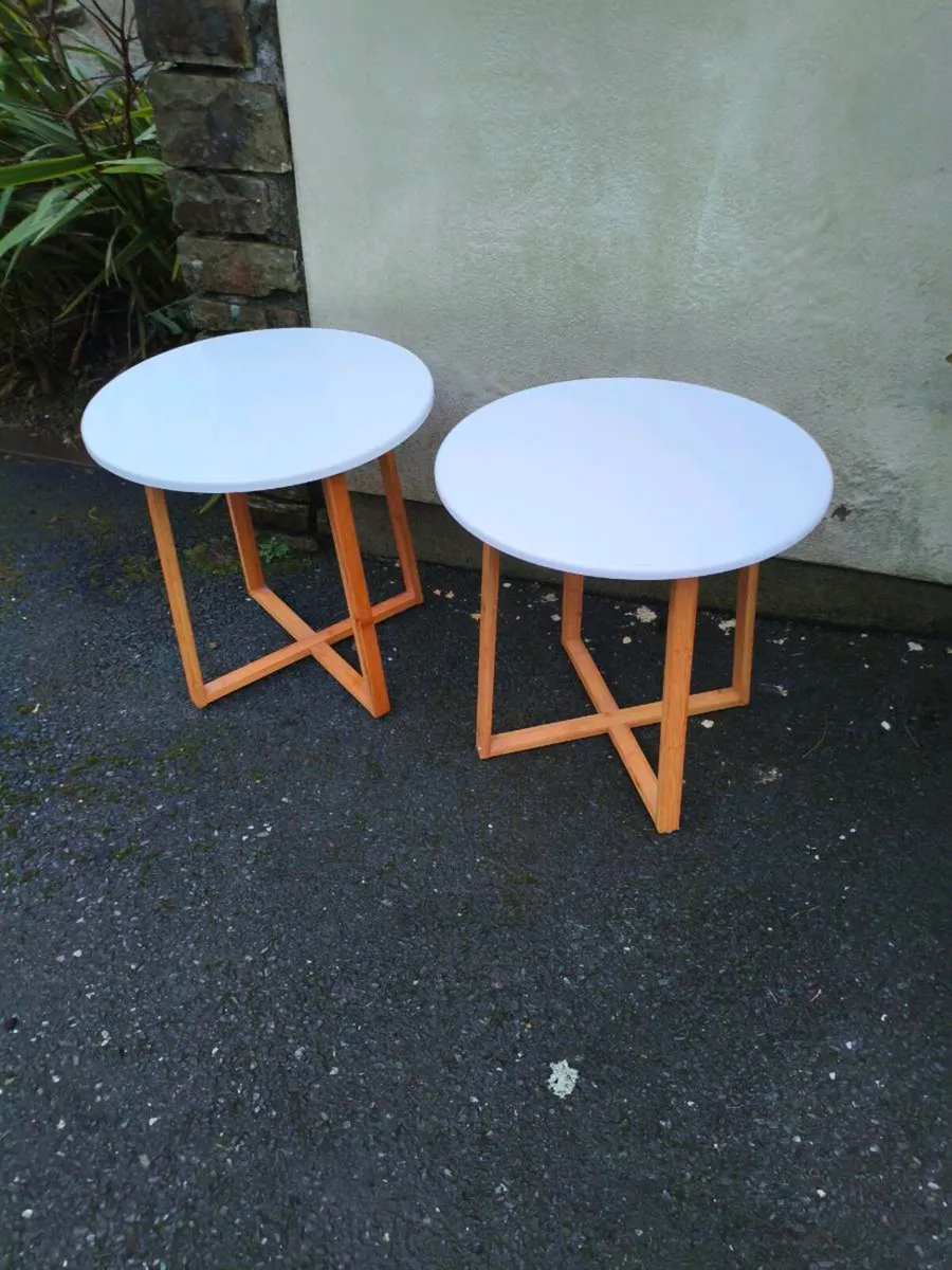 2 new side tables,40 for both - Image 1