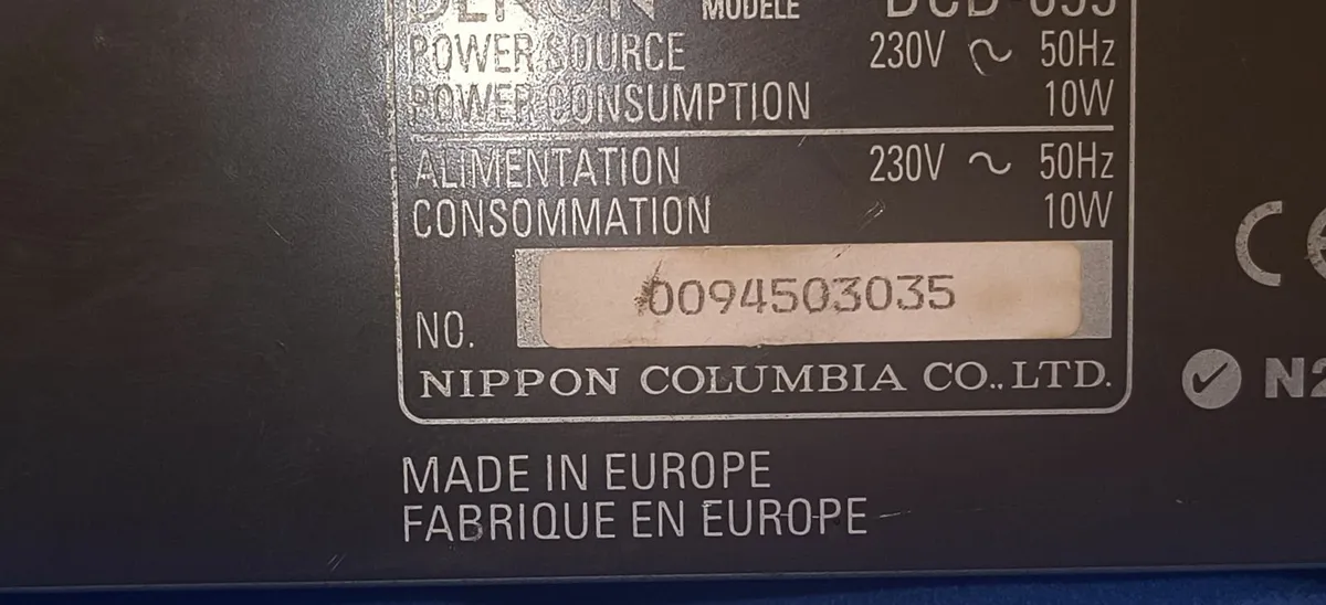 Denon DCD-655 CD Player - Image 2