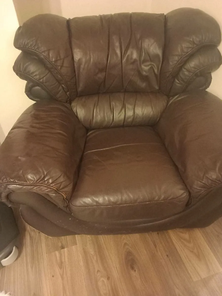 Leather Sofa - Image 2