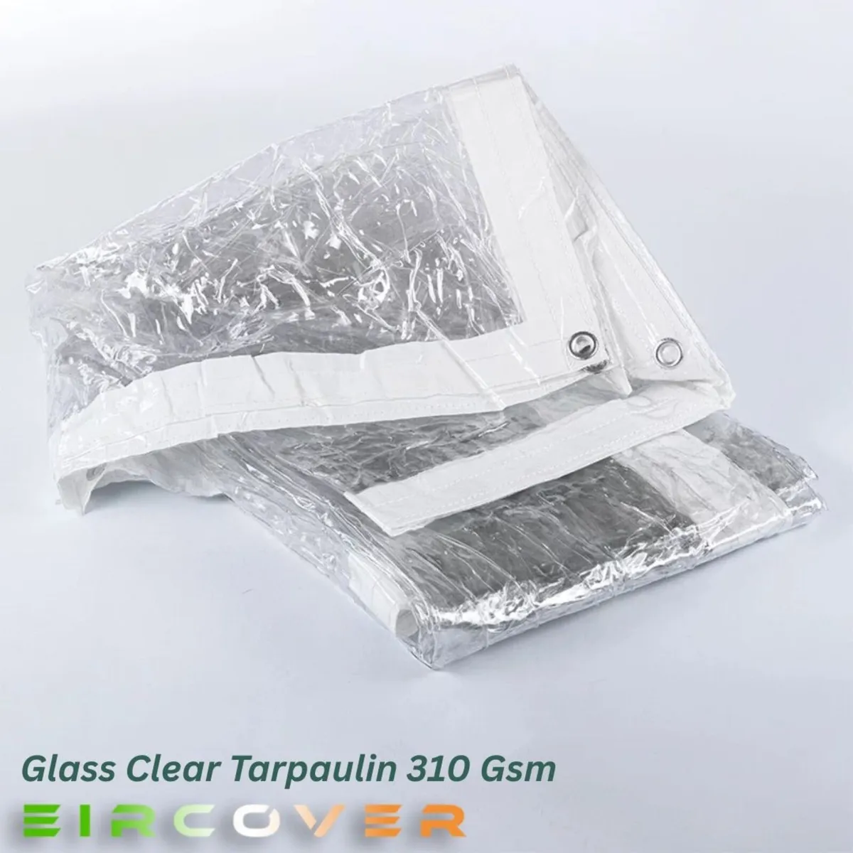 Glass Clear Tarpaulin cover 1.22m x 2m 310 gsm - Image 2