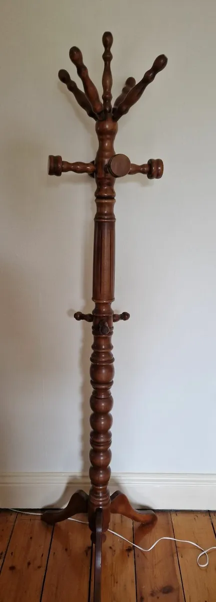 Vintage Coat Hat & Stand - Image 1