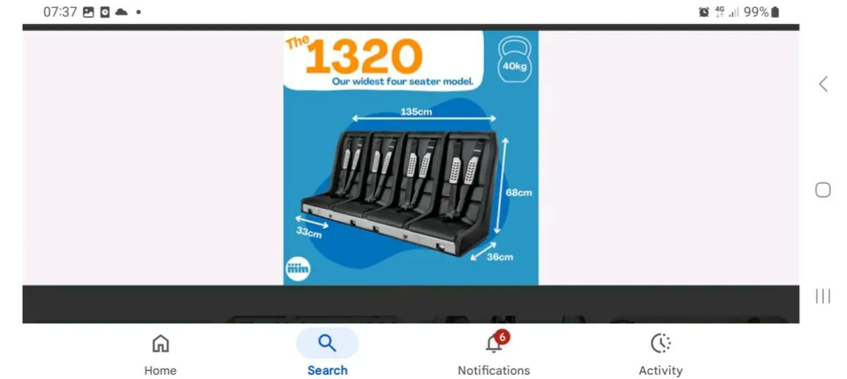 Multimac 4 seater .1320 model . - Image 2