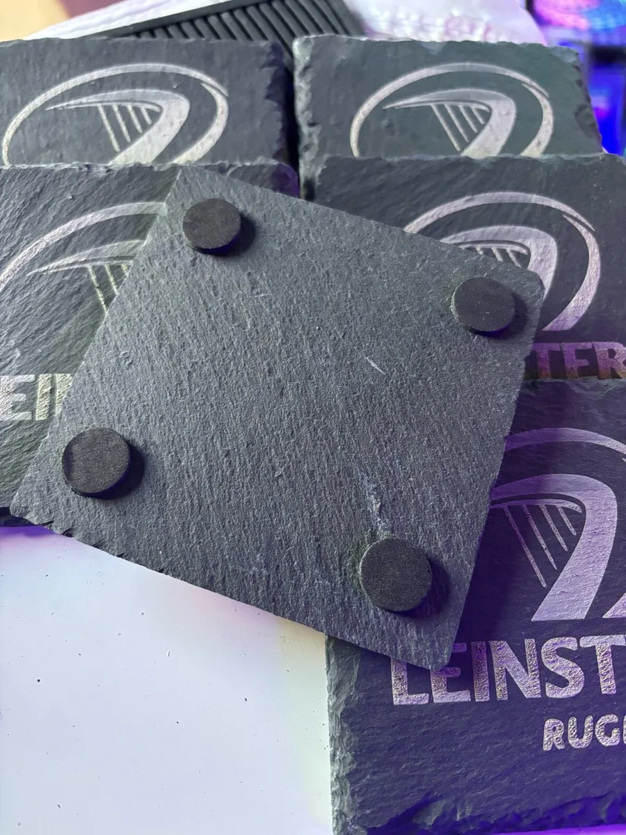 Leinster rugby slate coaster - Image 2
