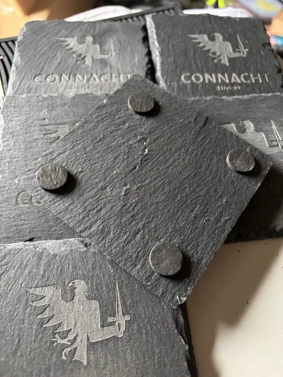 Connacht rugby slate coaster - Image 2