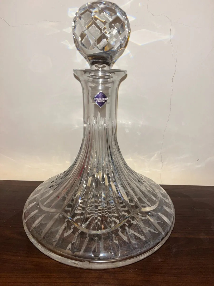 Edinburgh Crystal Ships Decanter
