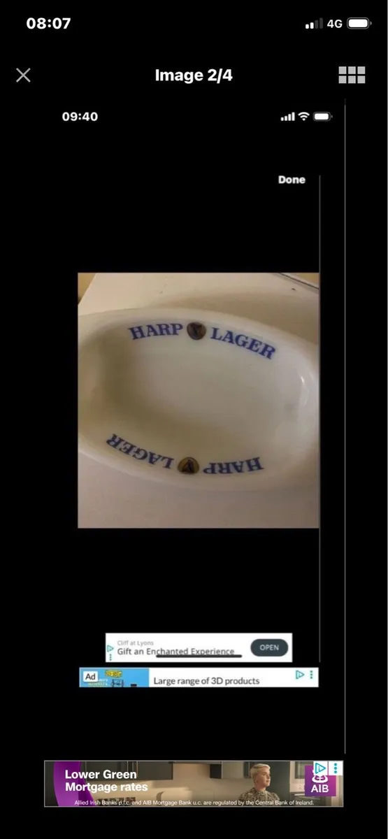 Vintage Harp Lager Dish - Image 2