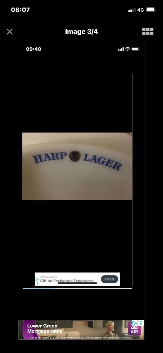 Vintage Harp Lager Dish - Image 3