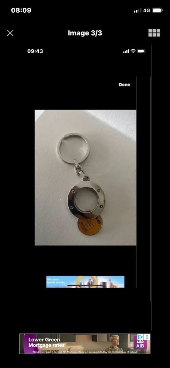 Cutty Sark Key Ring/ Shopping Trolly Voin - Image 3