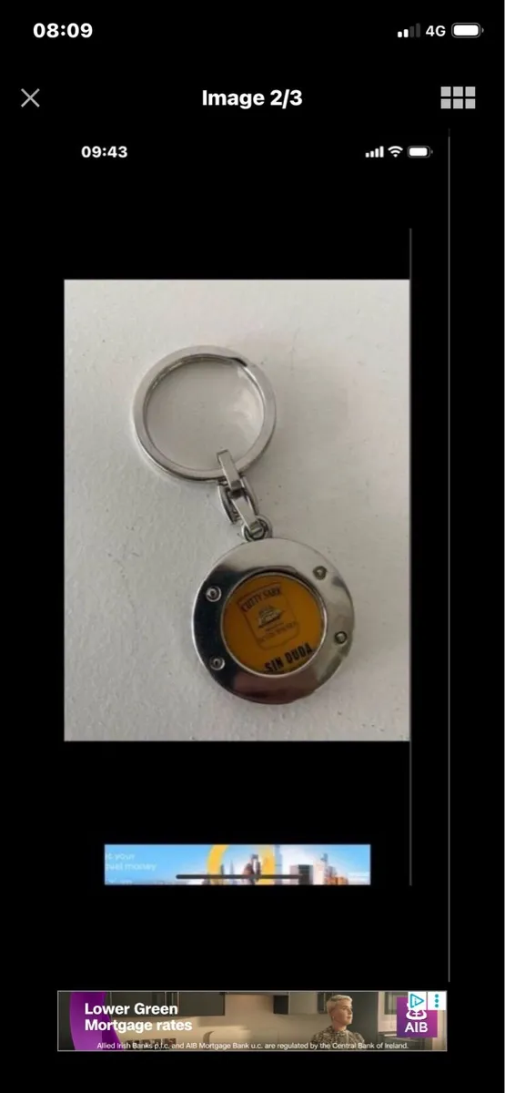 Cutty Sark Key Ring/ Shopping Trolly Voin - Image 1