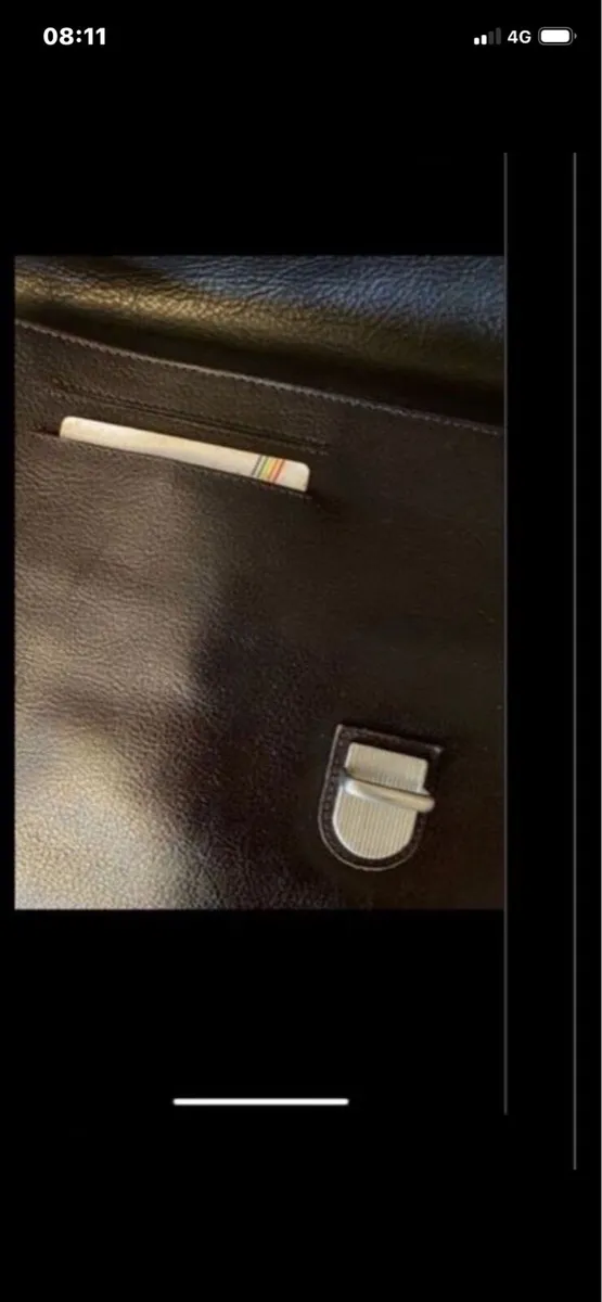 Vintage Picard Leather Laptop Bag/ Briefcase - Image 4