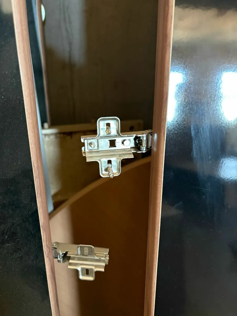 Lot 10 tall gloss black door sets - £100 - Image 2