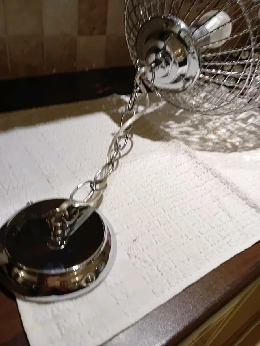 CRYSTAL BALL CEILING LIGHT AS NEW - Image 2