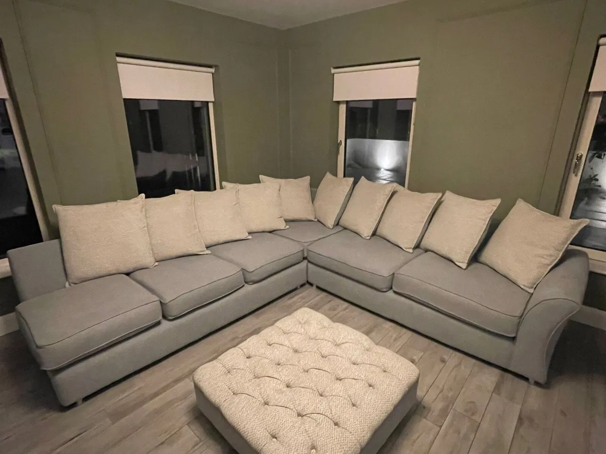 Large L-Shaped Corner Sofa - Image 1
