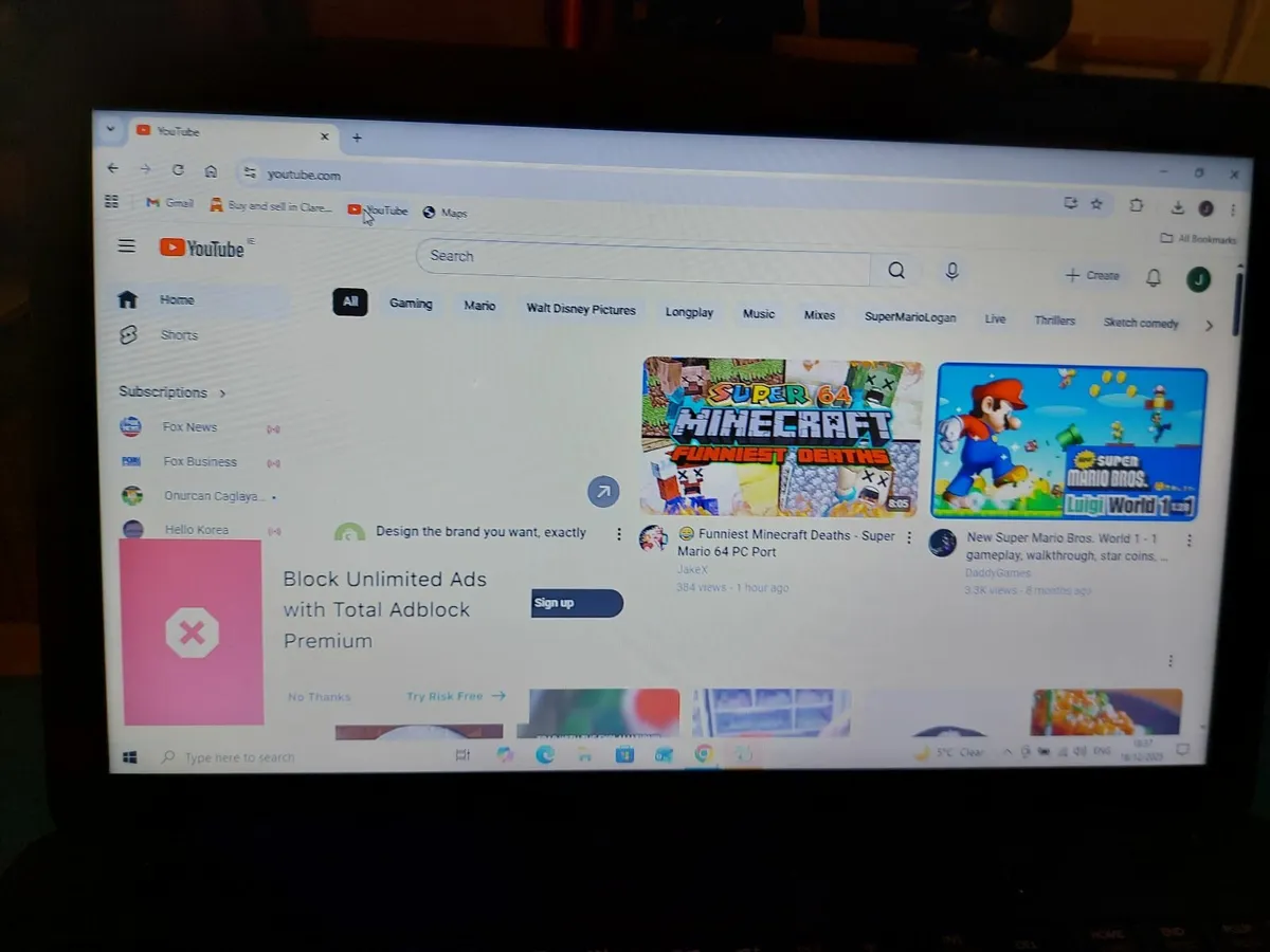 Toshiba Satellite C850-1C0, 15.6 inch laptop, 4GB - Image 1