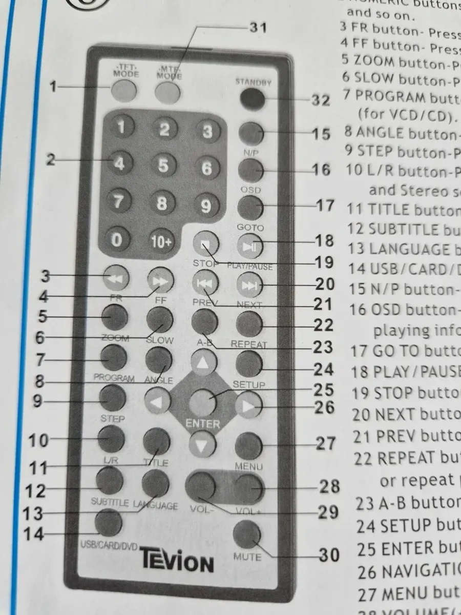 Tevion Twin Car DVD Players, Accessories, Manual - Image 4