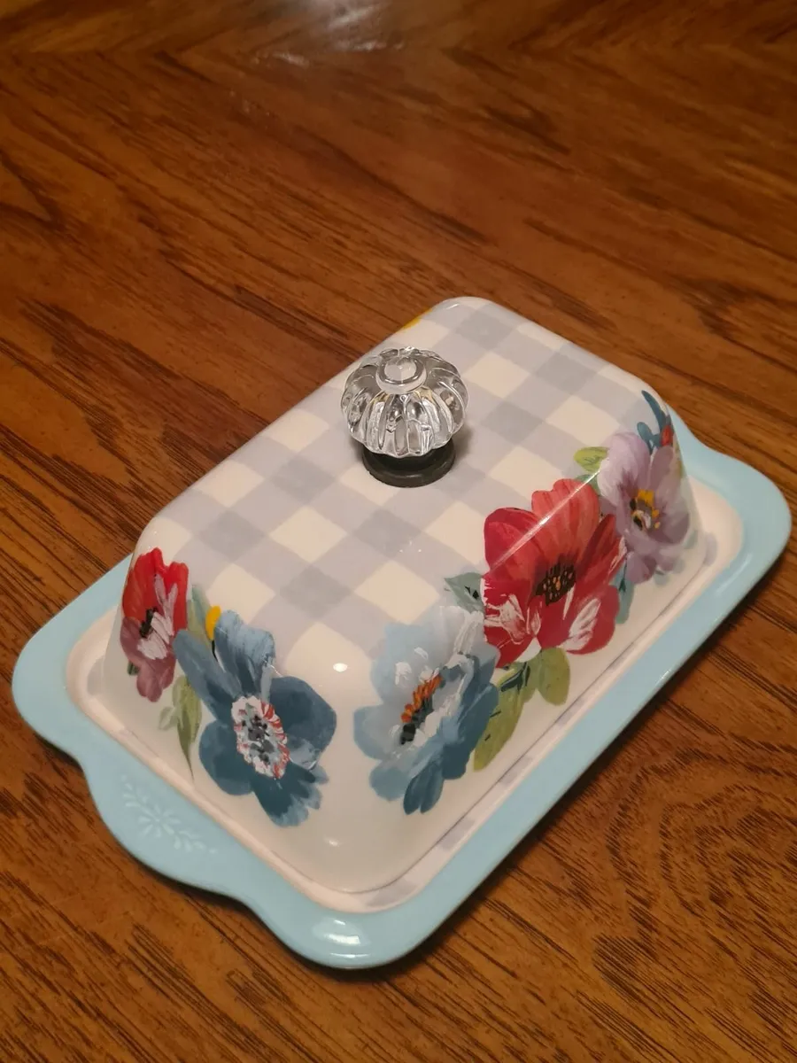 Stoneware Butter Dish - Image 1