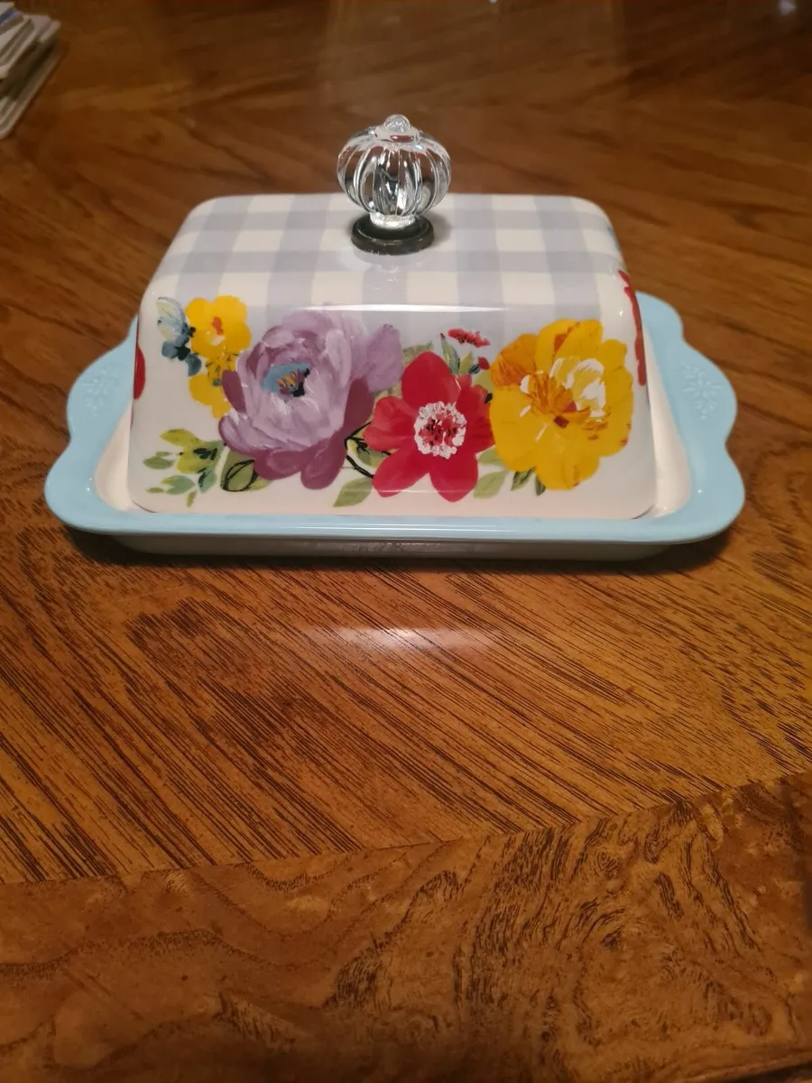 Stoneware Butter Dish - Image 2