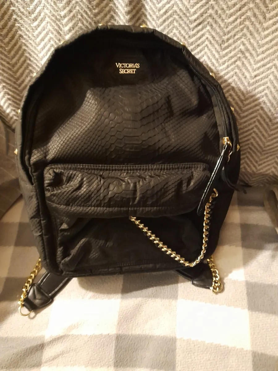 Victoria's Secret Women's Backpack in Black, Water - Image 1