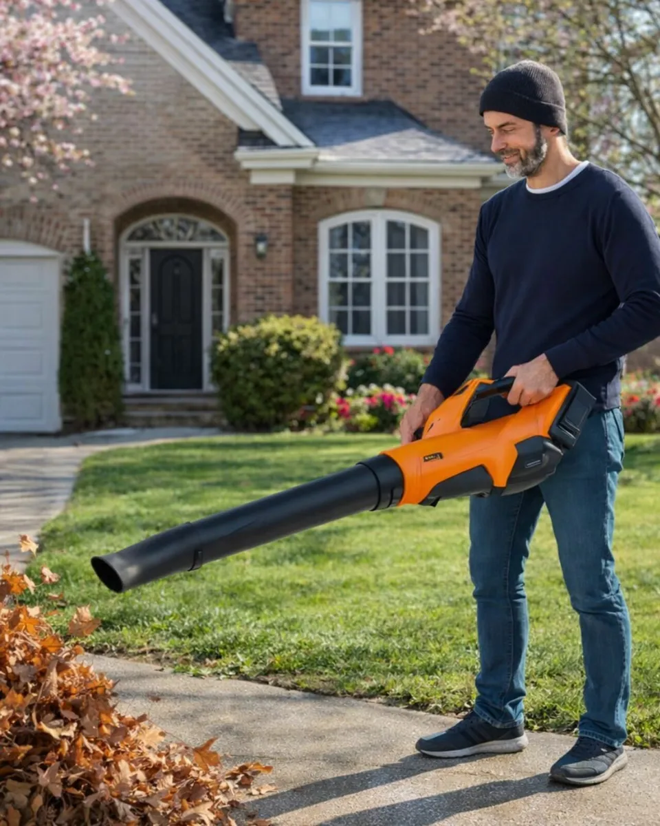 40V Leaf Blower with Battery & Charger