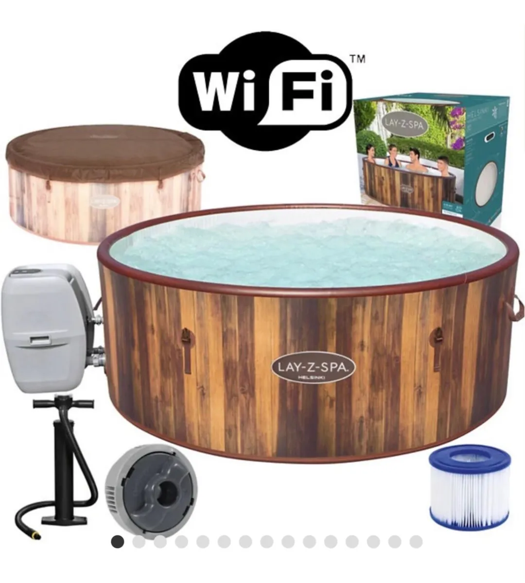 Lay-Z-Spa Helsinki AirJet™ Hot Tub with WiFi - Image 1