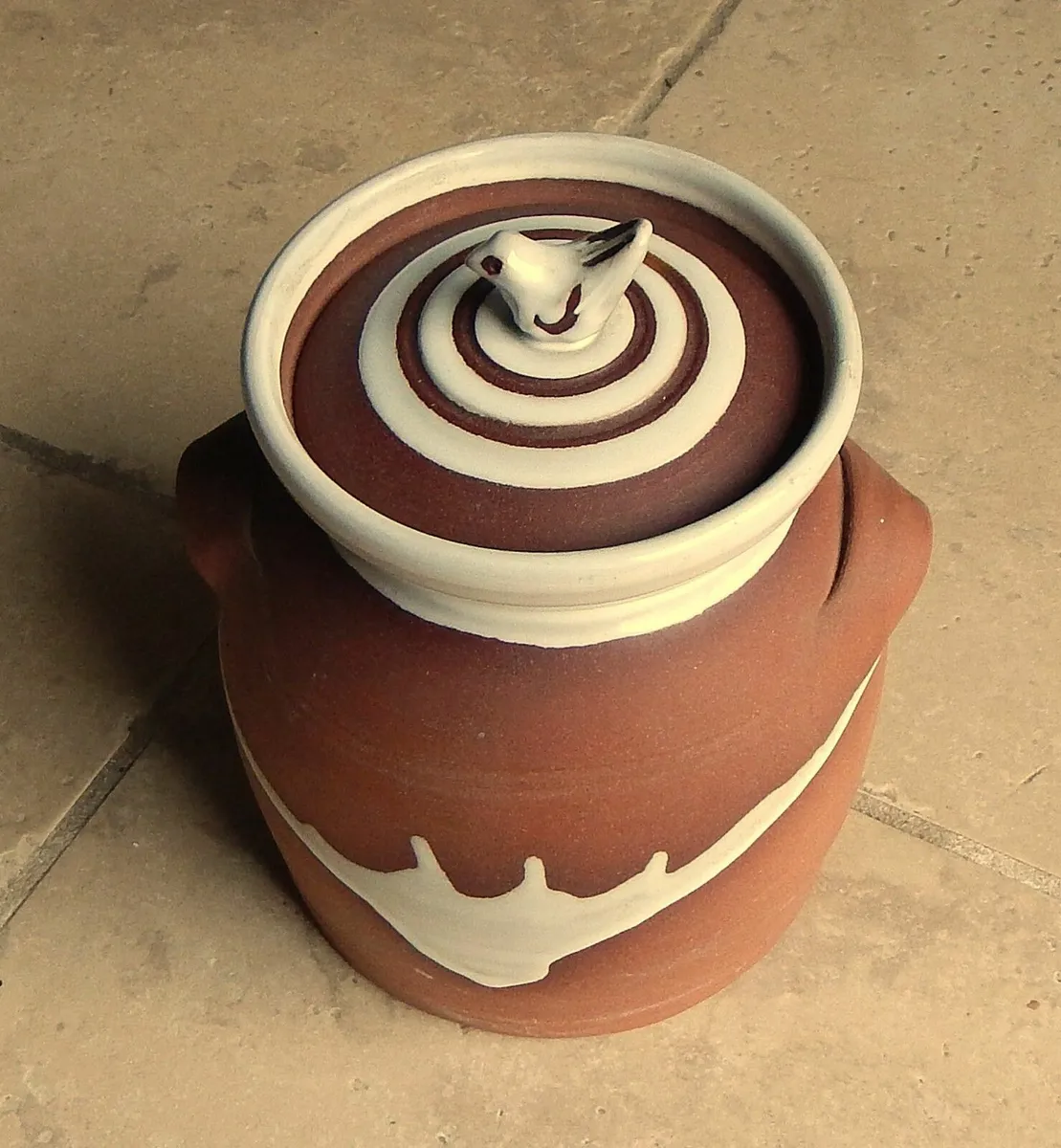 Large Stephen Pearce Pottery Canister - Image 2