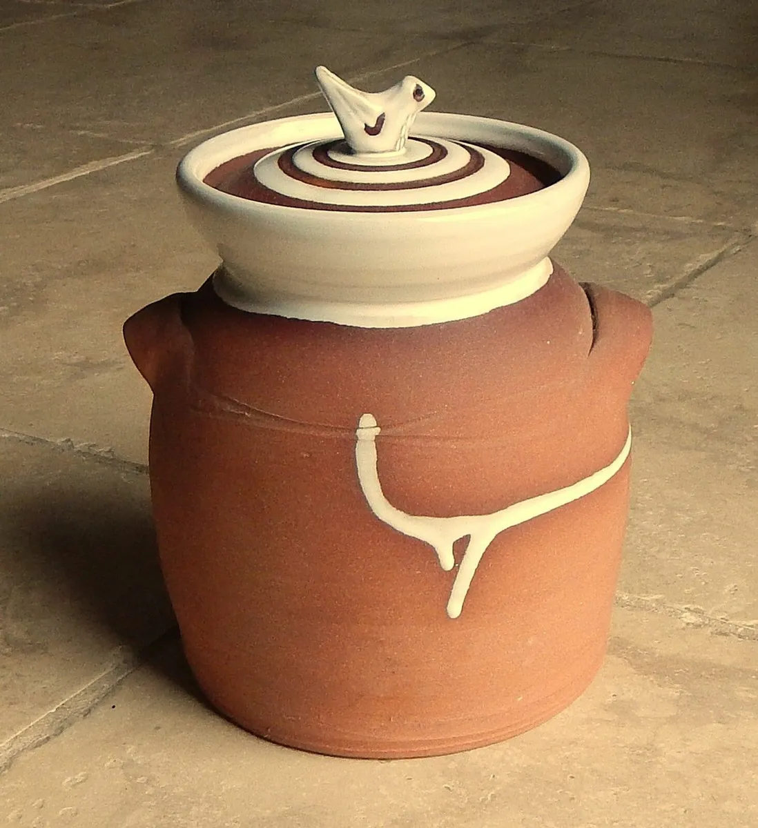 Large Stephen Pearce Pottery Canister - Image 3