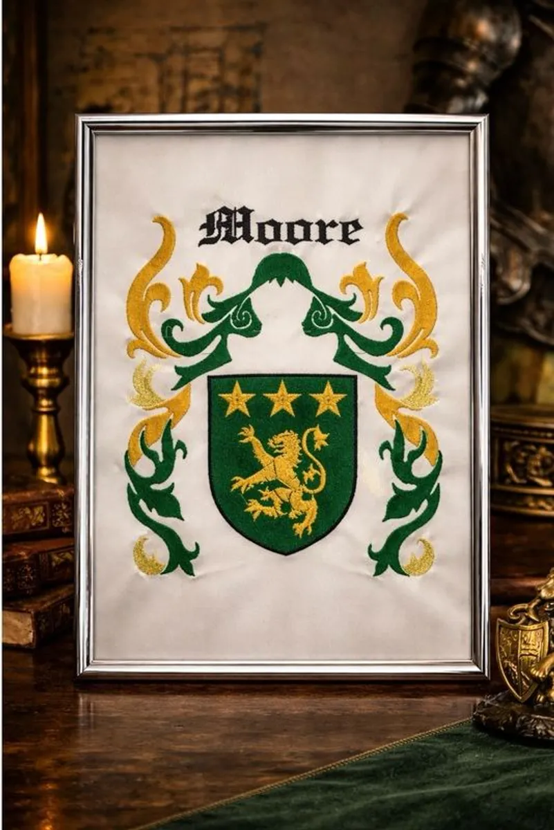 Embroidered family crest - Image 2