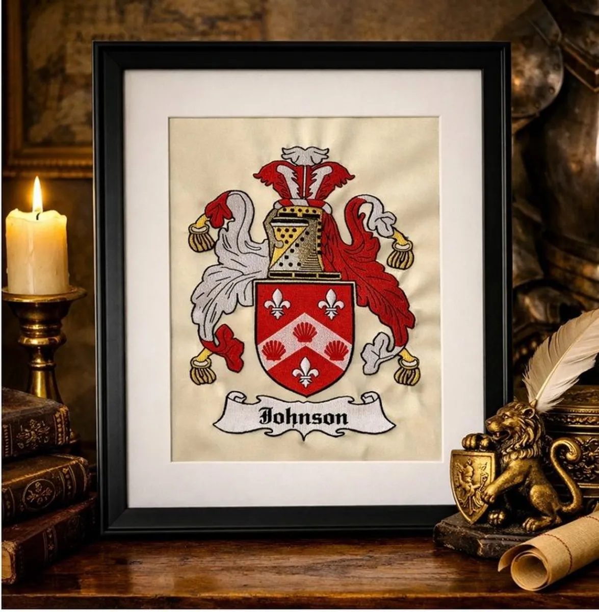 Embroidered family crest - Image 3