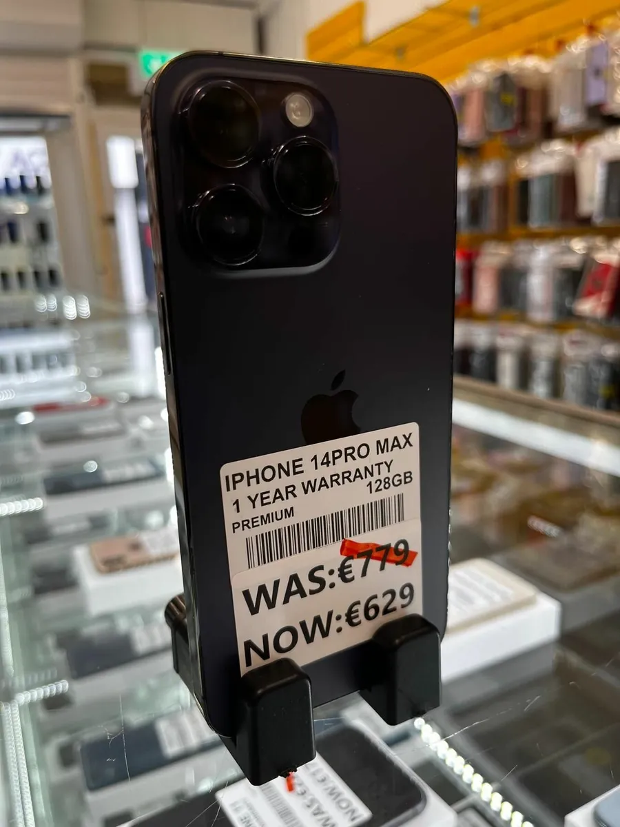 IPHONE 14 PRO MAX 1 YEAR WARRANTY 128 GB - Image 1