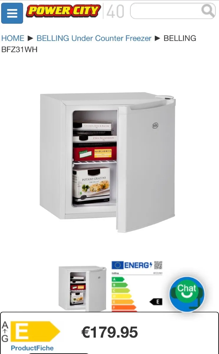 Belling under counter freezer - Image 4