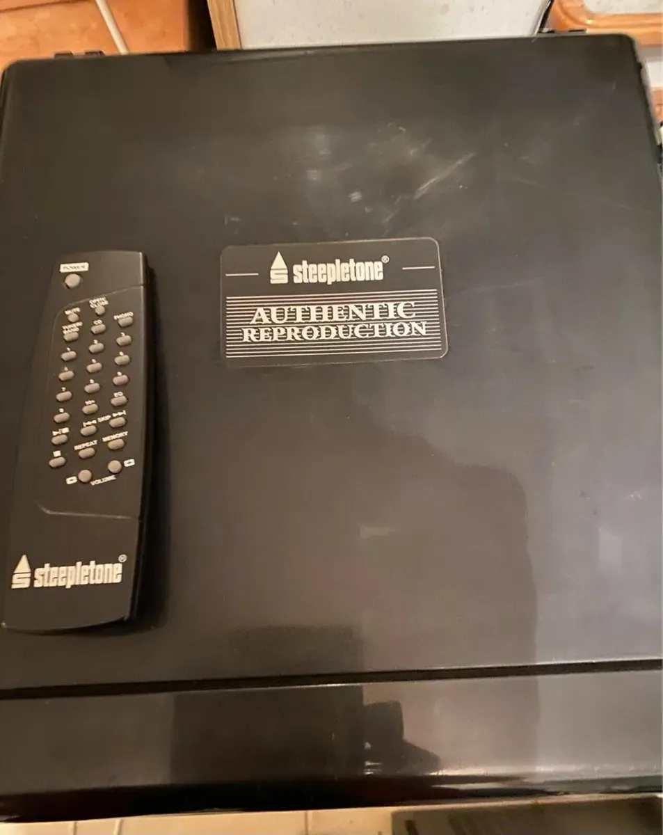Steepletone Stereo System Record Player, CD, Radio - Image 4