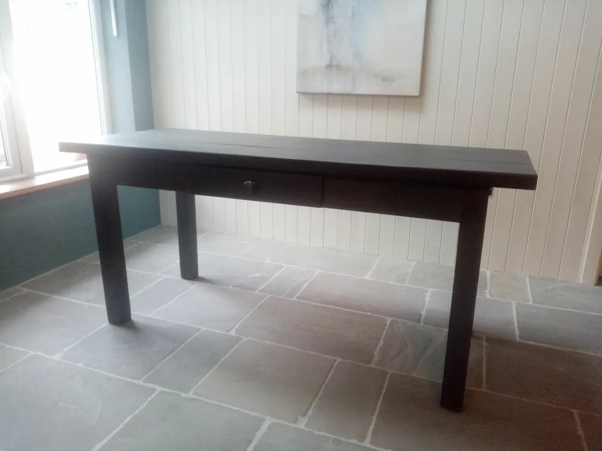 PINE DINING/KITCHEN SIDE TABLE DESK KENMARE - Image 1