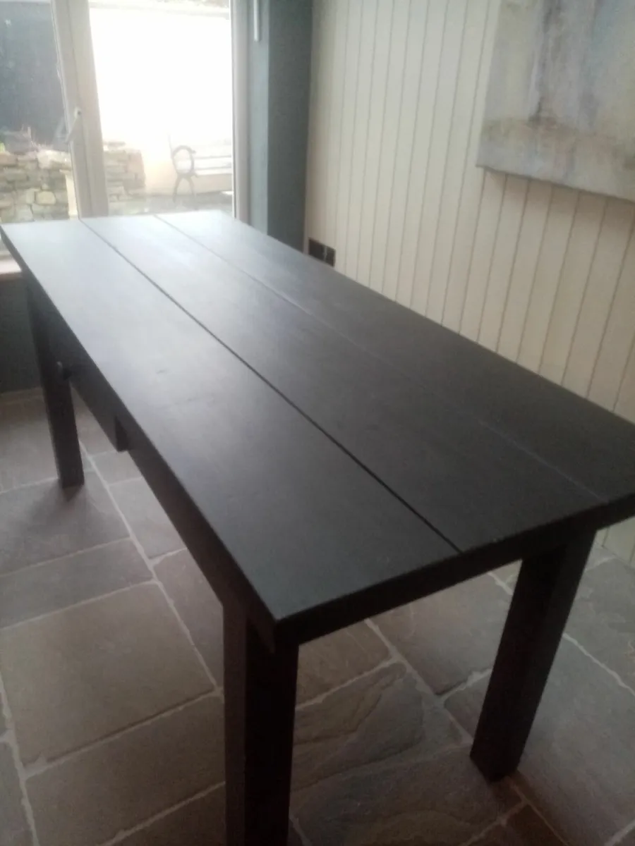 PINE DINING/KITCHEN SIDE TABLE DESK KENMARE - Image 4