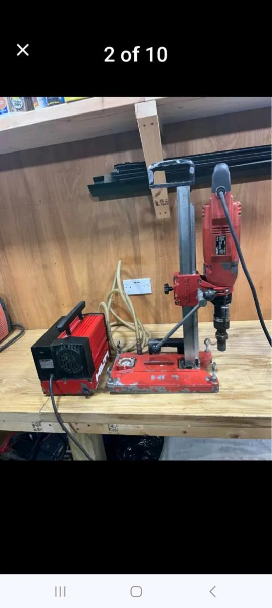 HILTI CORE DRILL WITH VACUUM PUMP - Image 1