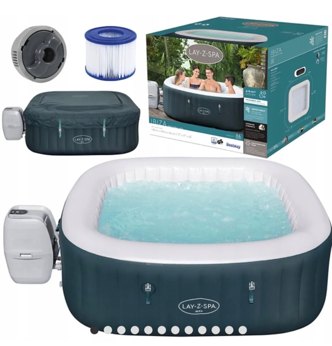 Lay-Z-Spa Ibiza AirJet™ Hot Tub (4–6 Person) - Image 1