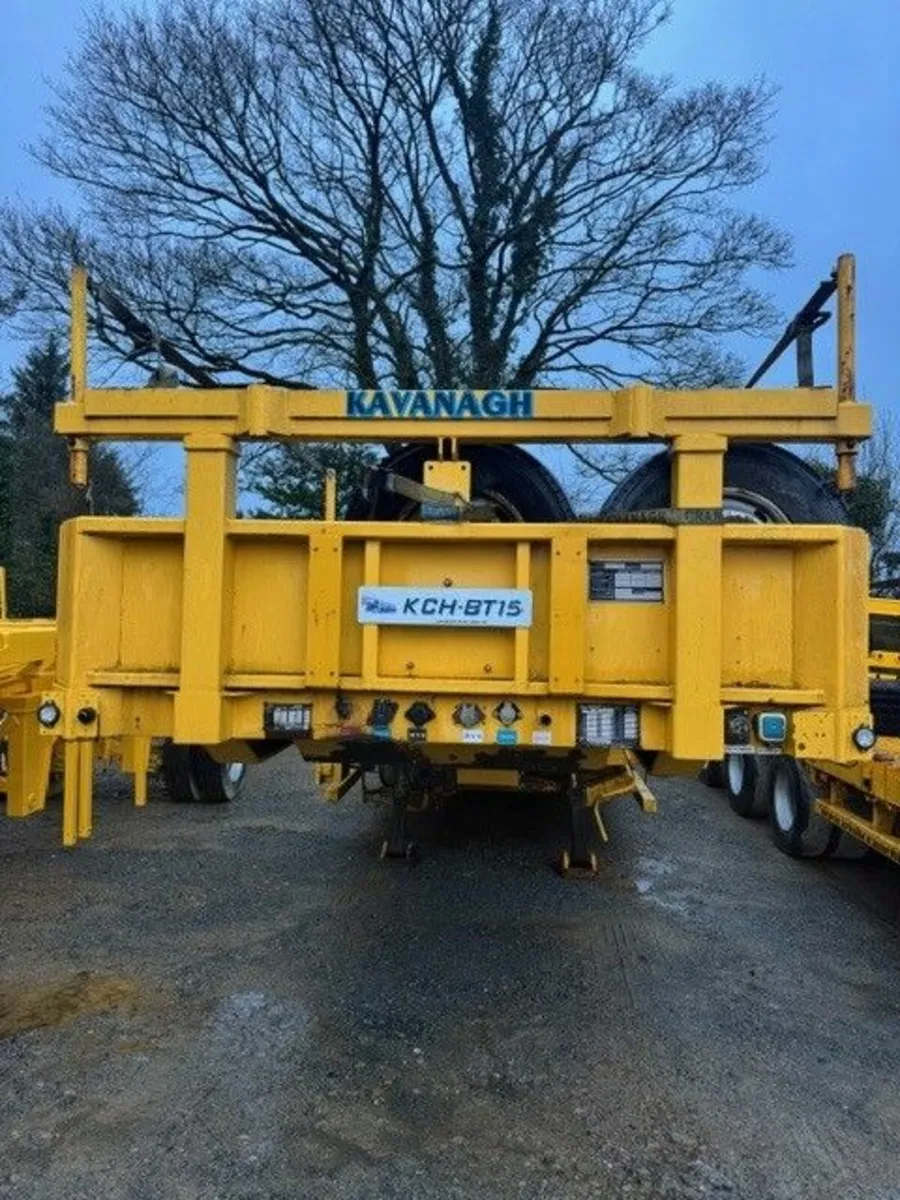 5 axle step frame trailer low loader power steered - Image 4