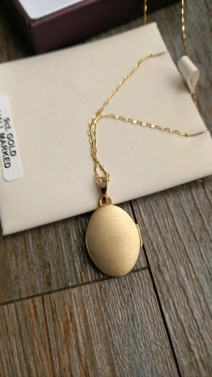 9 ct gold locket.(hallmarked). - Image 4