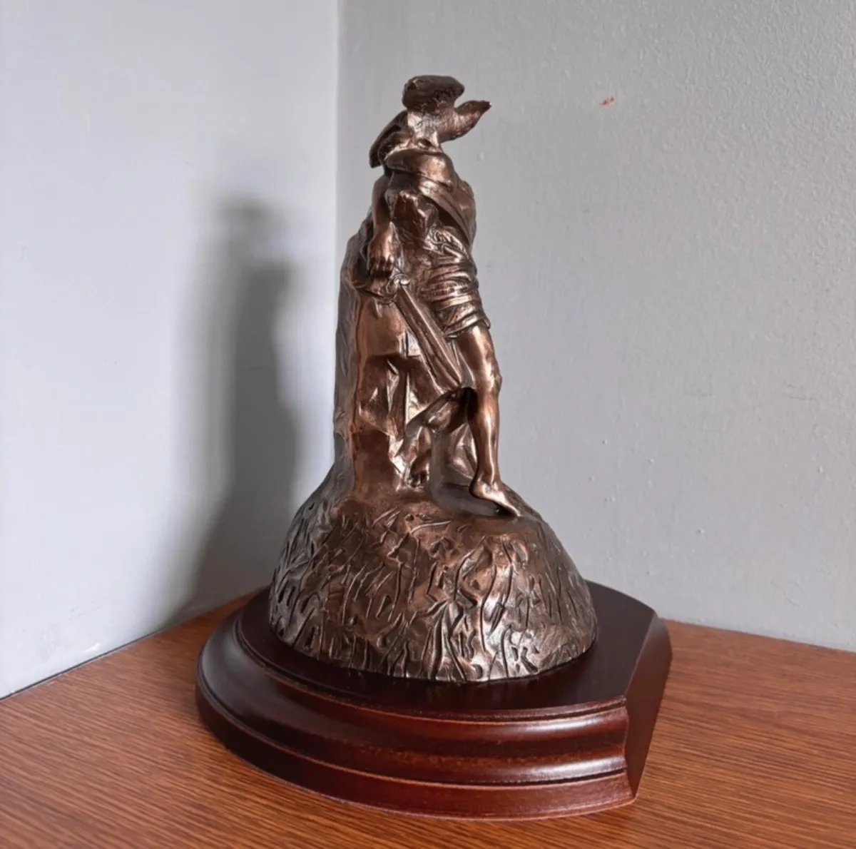 Bronze-Finish Cuchulainn Irish Statue - Genesis Fi - Image 2