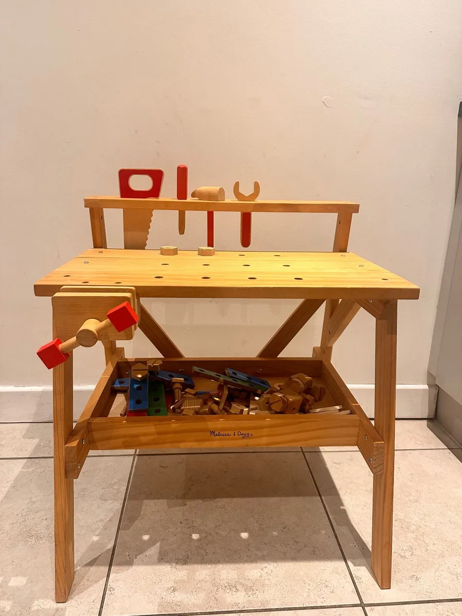 Melissa & Doug Toy wooden workbench - Image 1